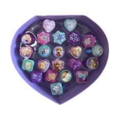 FROZEN ékszertartó doboz 22 db gyűrűvel