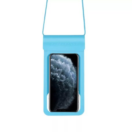 Vízálló védőtok okostelefonhoz 5.5" - 6.5" Kék