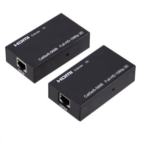 HDMI hosszabbító adapter LAN kábelen keresztül