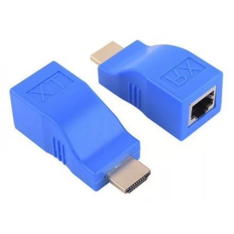 HDMI hosszabbító adapterCat6/6e UTP kábelen keresztül, max 30m-ig
