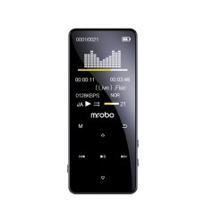   Mrobo Digitális Diktafon A6, érintőképernyővel, zajcsökkentés, 8 GB, fekete