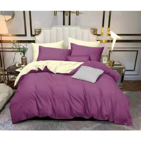 7 részes lila színű ágynemű garnitúra 
