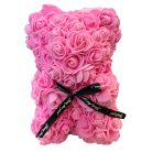 Pink színű rózsamaci 25cm